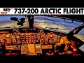 Chrono Aviation 737 200 Winter Cockpit To The Arctic ️
