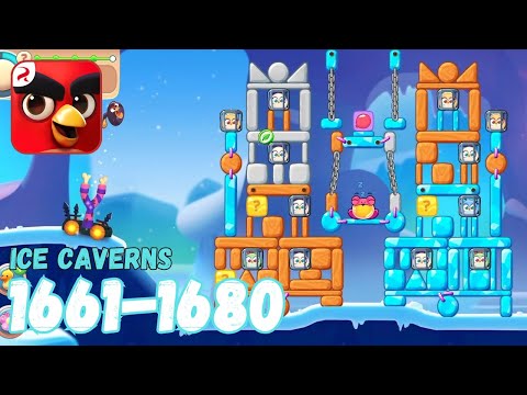 Angry Birds Journey: Levels 1661-1680 (Ice Caverns) Gameplay - Part 84