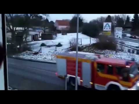FF Friesack - Alarmfahrt am 12.01.2017 - Zimmerbrand in Senzke
