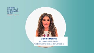 Claudia Martínez, Secretaria de la Mujer del Gobierno de Córdoba #sevillaworldforumled