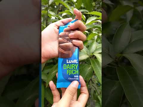 luvit dairy rich milk chocolate 🍫/review/shorts#