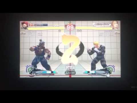Ultra Street fighter 4 endless battle akuma (bordersasa) vs cody(asha2136)