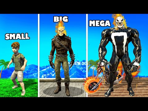 SMALLEST to BIGGEST GHOST RIDER in GTA 5!