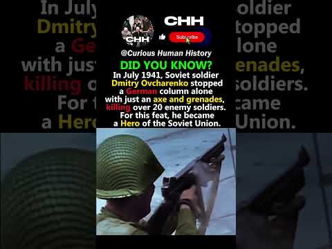 An Axe vs. the Wehrmacht: The Incredible Feat of Dmitry Ovcharenko #ww2