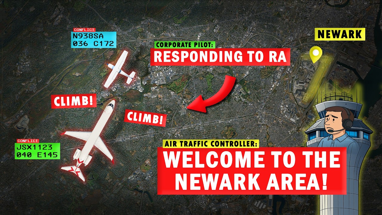 Numerous CONFLICTS in Newark's Airspace | How is this possible?