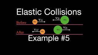 Momentum (15 of 16) Elastic Collisions, Example 5