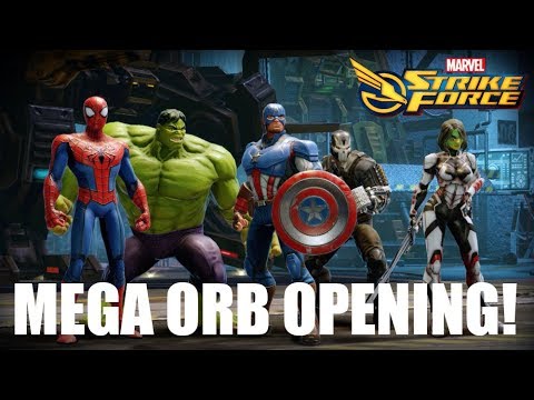 Marvel Strike Force - 10x Premium Orb Opening!