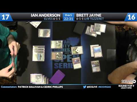 SCGVEGAS - Legacy - Round 9 - Ian Anderson vs Brett Jayne [Magic: the Gathering]