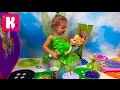 Катя Фея Динь Динь открывает много игрушек в палатке Disney Fairies Tinker Bell a lot of ...