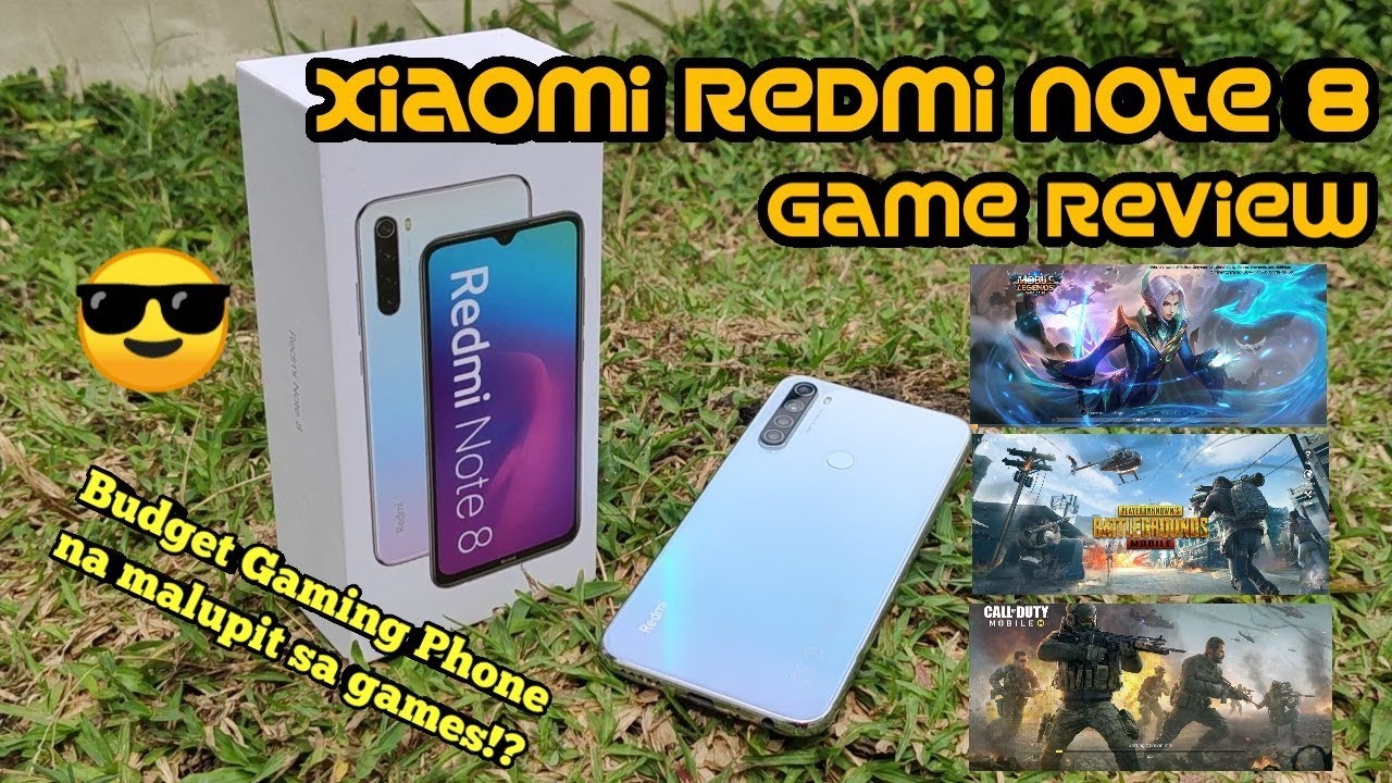 Xiaomi Redmi Note 8: Game Review (Asphalt 9, NBA2k20, Mobile Legends, Call of Duty, PUBG) Tagalog
