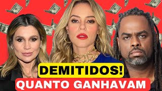 VEJA 16 FAMOSOS DEMITIDOS DA GLOBO EM 2023 E QUANTO ELES GANHAVAM POR MÊS! 🤑