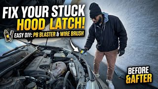 🔧 How to FIX a Frozen, Rusty, or Stuck Hood Latch (Fast & Easy!) | Carl’s Garage #howto