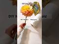 DIY Napkin Marigold Flower How To Make Marigolds Using Paper Towels