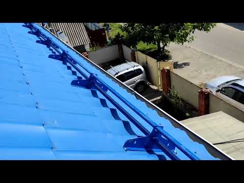 Обзор правильной установки системы снегозадержания.