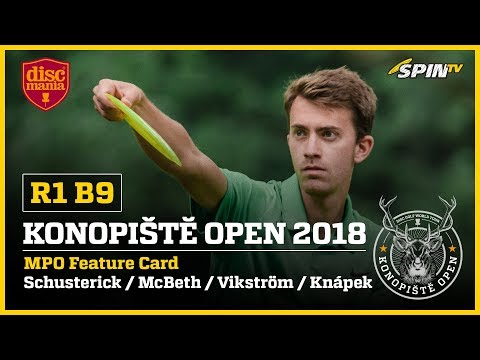 Konopiste Open 2018 Feature Card, Round 1, Back 9