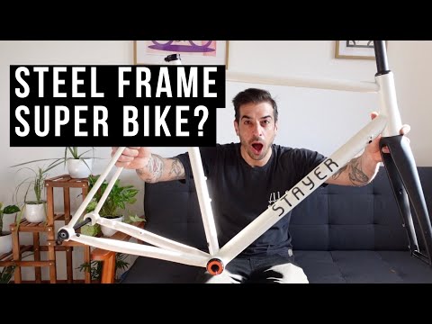 It's Finally Here! Custom Steel Road Frame!