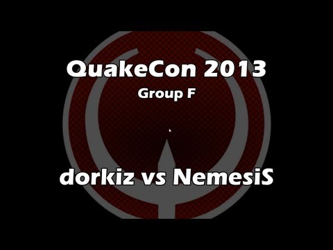 dorkiz vs NemesiS - QuakeCon 2013 Group F [Aug. 1, 2013] (Quake Live VOD)
