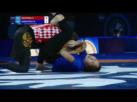 BRONZE Women's GP No-Gi - 56 kg: V. MASHKINA (RUS) v. N. MUNAITBAS (KAZ)