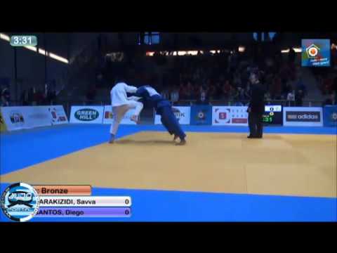 European Judo Open Men Oberwart 2014  Bronze -60kg KARAKIZIDI Savva (RUS) - SANTOS Diego (BRA)