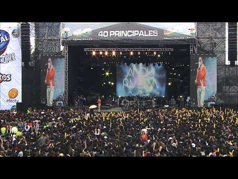 La presentación de Andy Rivera en el Evento 40 mayo 2013