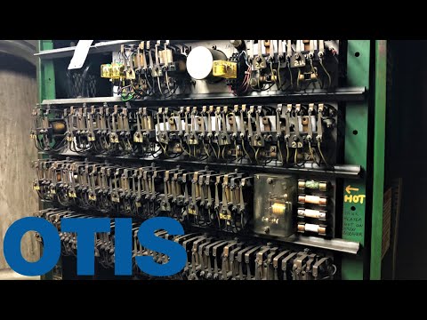 EPIC 1966 Dry-Powered OTIS Hydraulic Elevator Machine Room Tour
