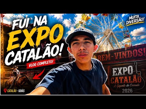 FUI NA EXPO CATALÃO 2026 🤠🔥 Olha Tudo Que Aconteceu! (Vlog Completo)