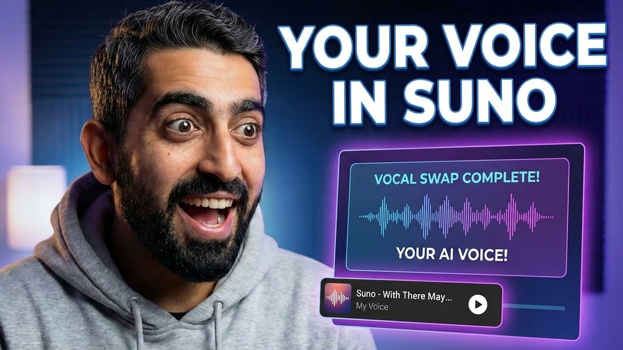 Swap Any Suno Song Vocals With Your Voice! - Thumbnail