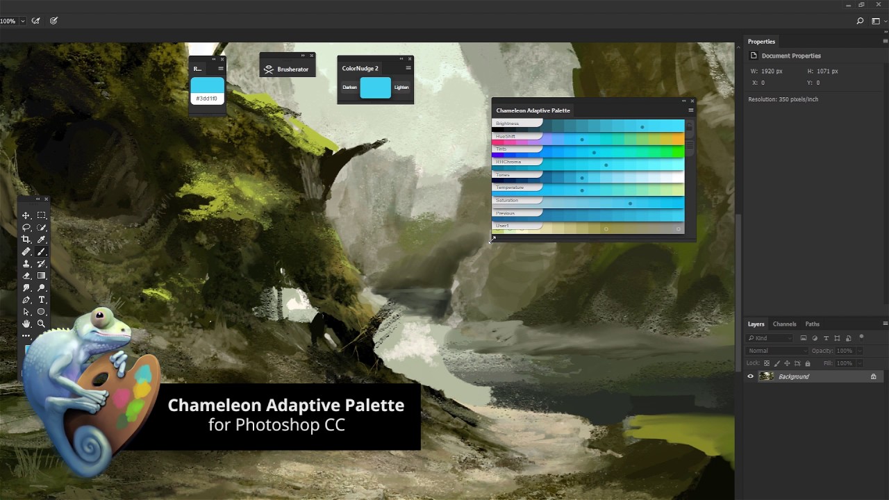 Chameleon Adaptive Palette Demonstration - YouTube