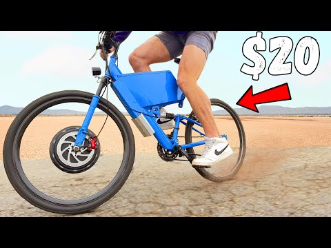 I turned a $20 Goodwill bike into an EBIKE