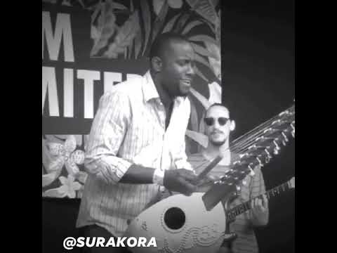 Sura Susso - Gambian Kora Player -  West Africa - Performing Yamore by Salif Keita and Cesaria Evora