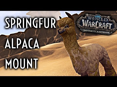 WoW Guide - Springfur Alpaca - Patch 8.3