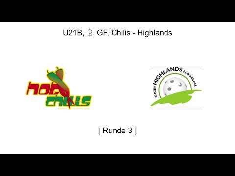 U21B, ♀, GF, R3, Chilis - Highlands