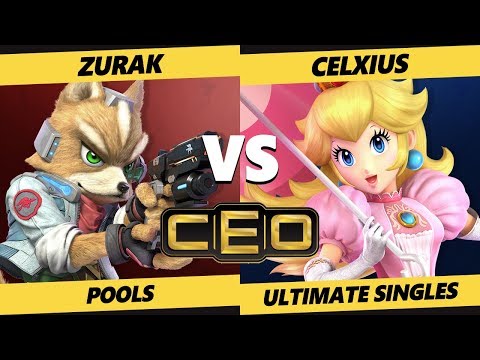 CEO 2019 SSBU - ECG | Zurak (Fox) Vs. Celxius (Peach) Smash Ultimate Tournament Pools