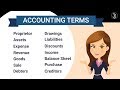 Accounting Terminology Accounting Terms In Hindi Part 1 Class 11