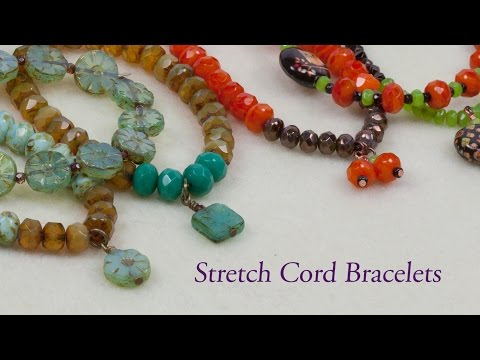 Artbeads Quick Tutorial - Making Stretch Cord Bracelets with Cheri Carlson