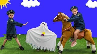 Paw Patrol Hunt with Assistant and Batboy Ryan hunting for the silly Ghost
