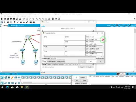 15.6.1 Packet Tracer - Configure IPv4 and IPv6 Static and Default Routes