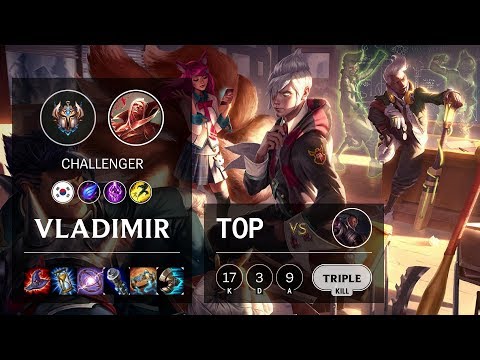 Vladimir Top vs Lucian - KR Challenger Patch 10.9