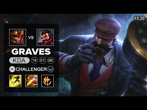 Graves vs Jarvan IV Jungle - KR Challenger - Patch 13.20 Season 13