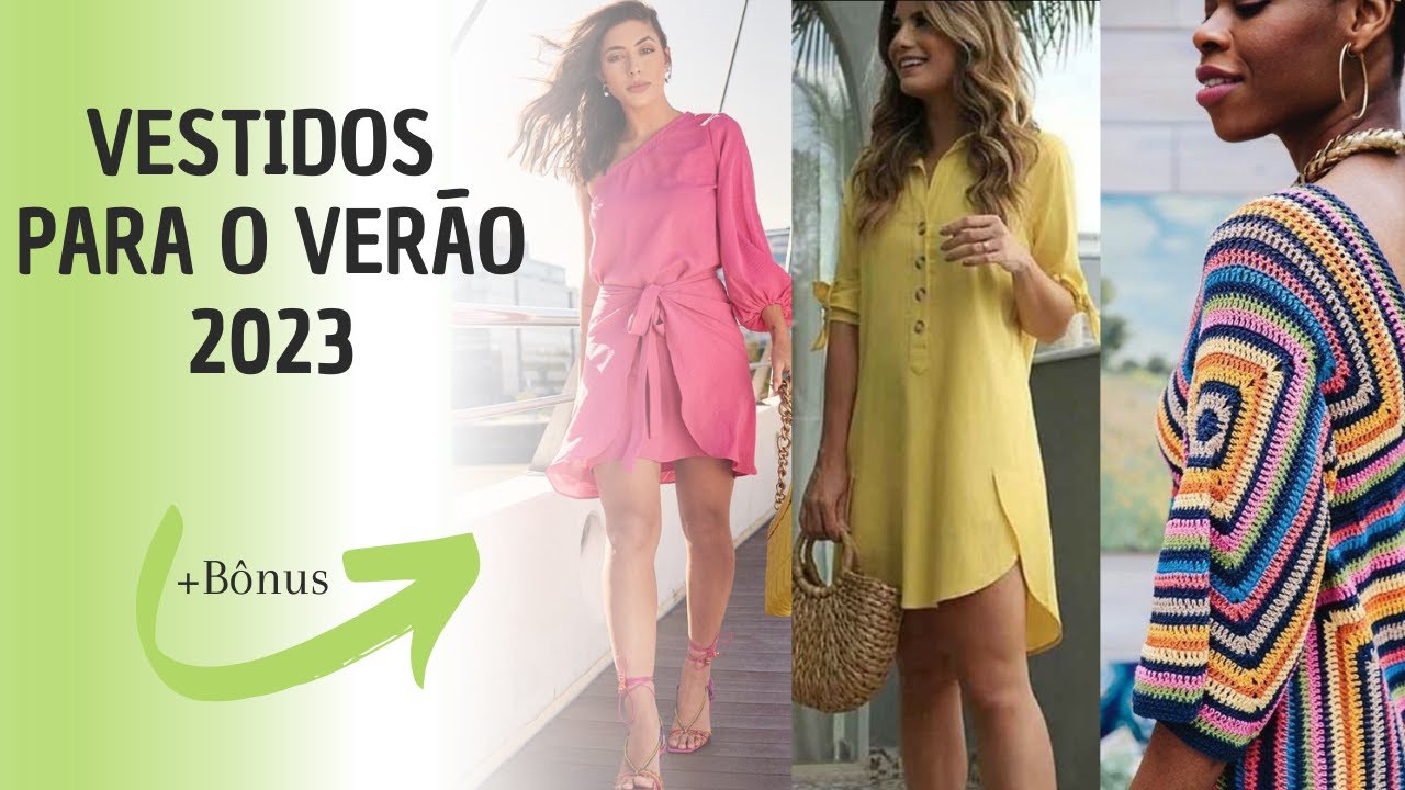 58 VESTIDOS PARA O VERÃO 2023 | Tendências de modelos + BÔNUS