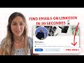 How To Find Emails On LinkedIn In One Minute: LinkedIn Email Finder