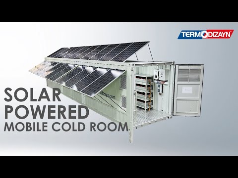 SOLAR ROOM 2R - Güneş Enerjili Soğuk Depo Video 8