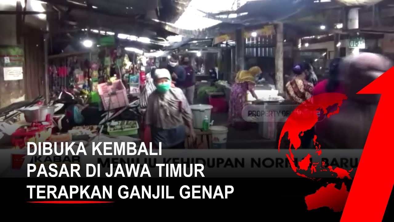 Dibuka Kembali, Pasar Peterongan Jombang Terapkan Aturan Ganjil Genap | tvOne