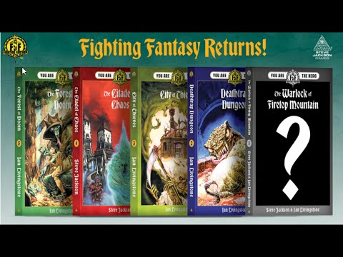 Fighting Fantasy Books Are Back - Steve Jackson Games Update