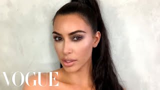 Kim Kardashian West's Guide to Viral Holiday Glam | Beauty Secrets | Vogue
