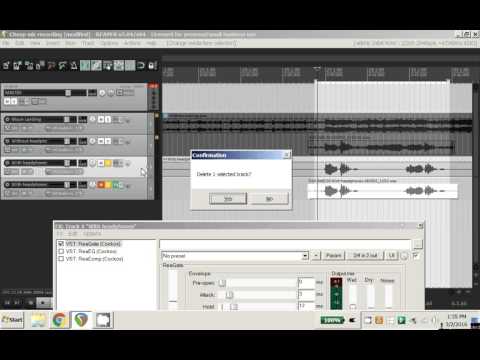 Reaper tutorial - Recording vocals on a laptop microphone
