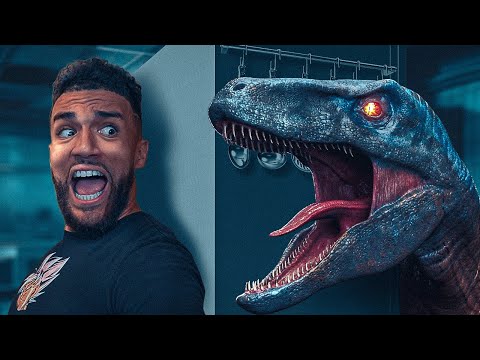 IDIOTS VS HORROR DINOSAUR GAME (DEATHGROUND)