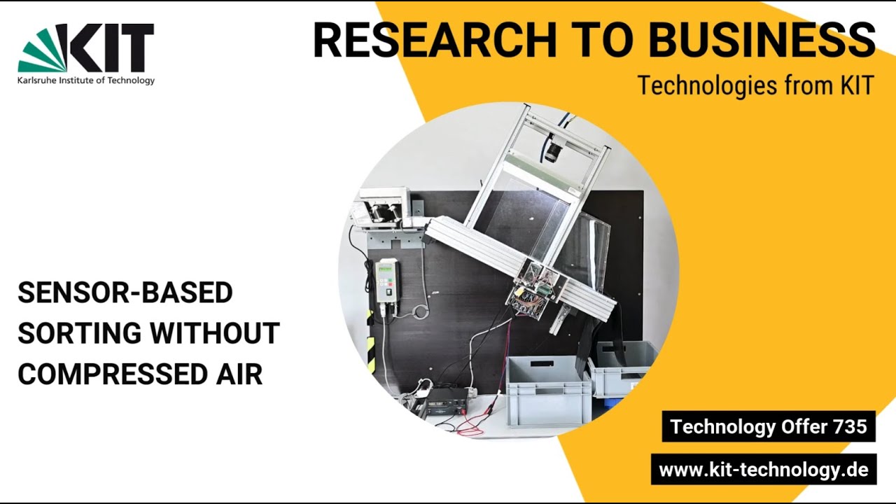 Technology Offer 735: Sensor-based sorting without compressed air