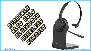 Avantalk Alto Solo, Bluetooth Wireless Headset with Noise-Canceling Microphone | HNE Tech