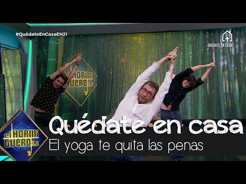 Pablo Motos enseña yoga para no volvernos débiles durante la cuarentena - El Hormiguero 3.0